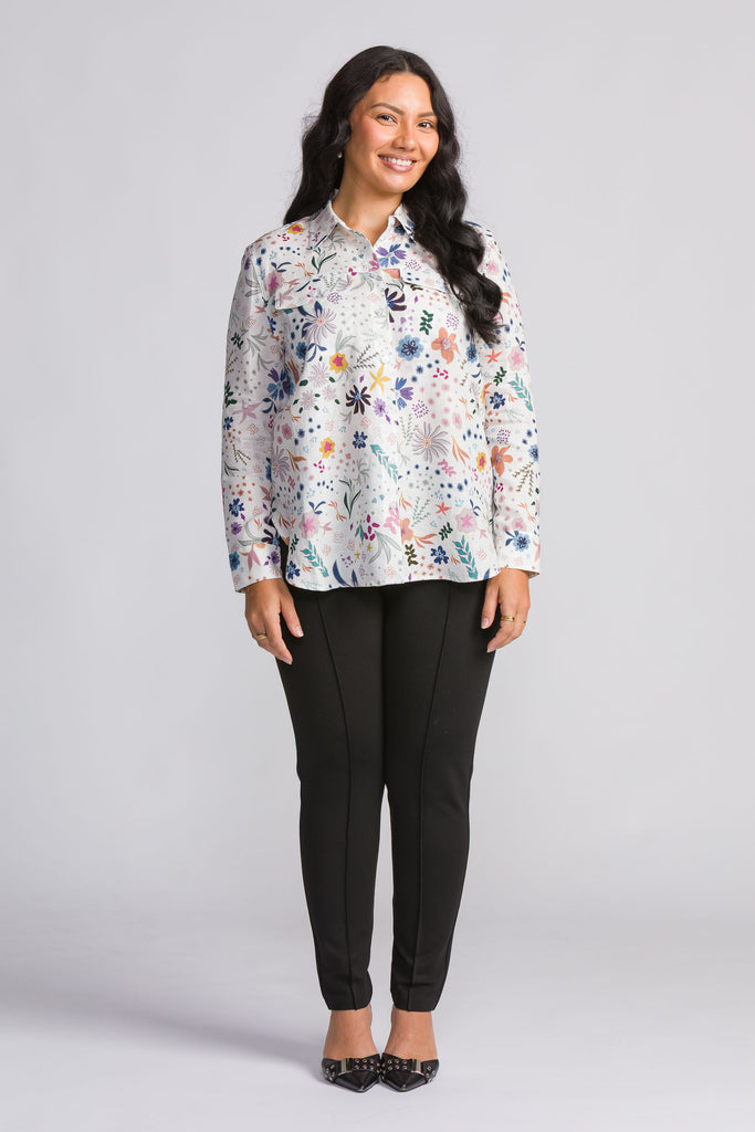 The Hilary | The Petite Linen Shirt