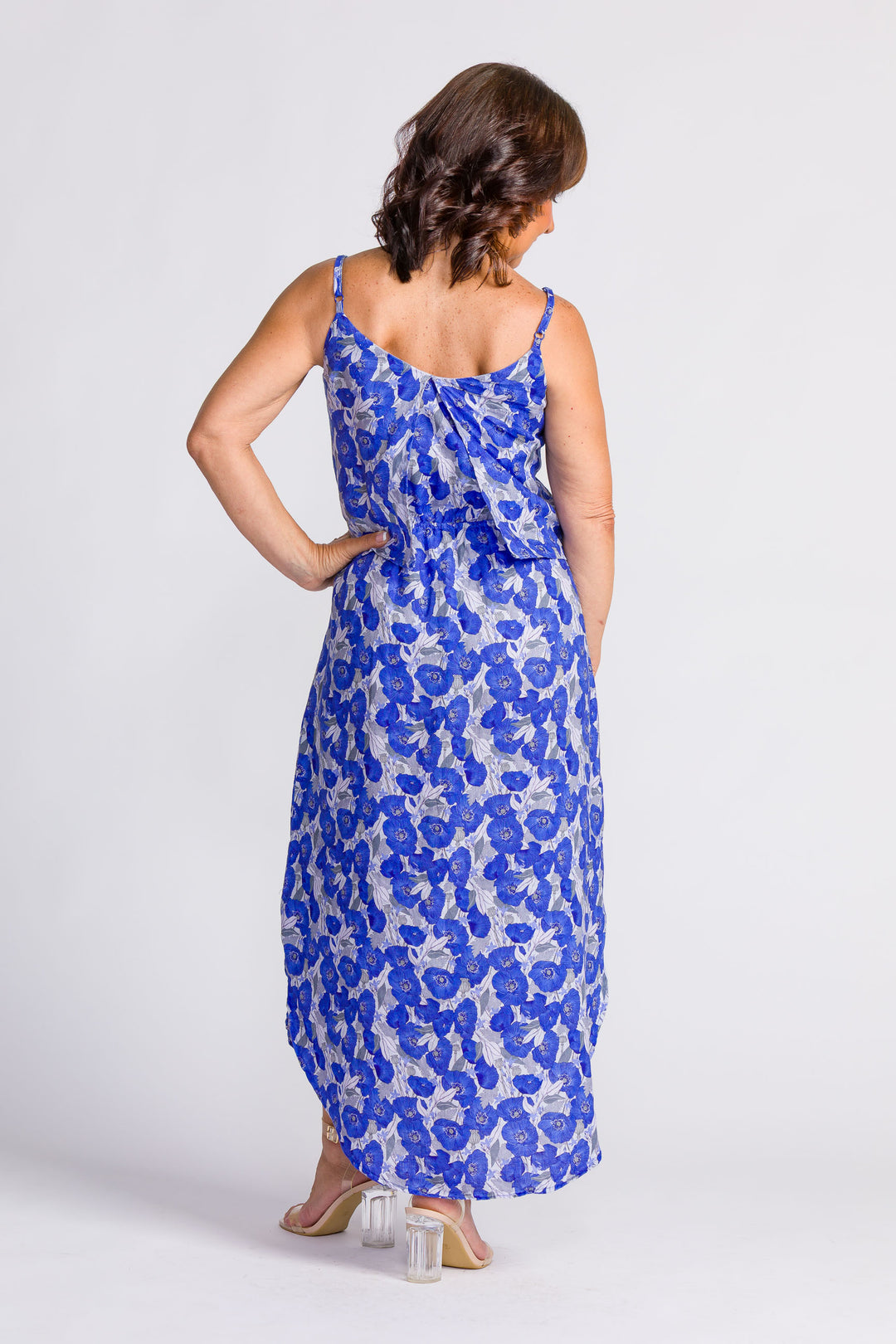 The Jay | The Petite Linen Maxi Sundress