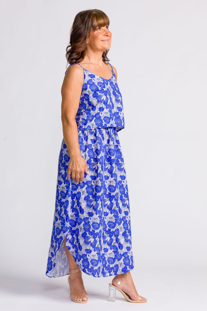 The Jay | The Petite Linen Maxi Sundress