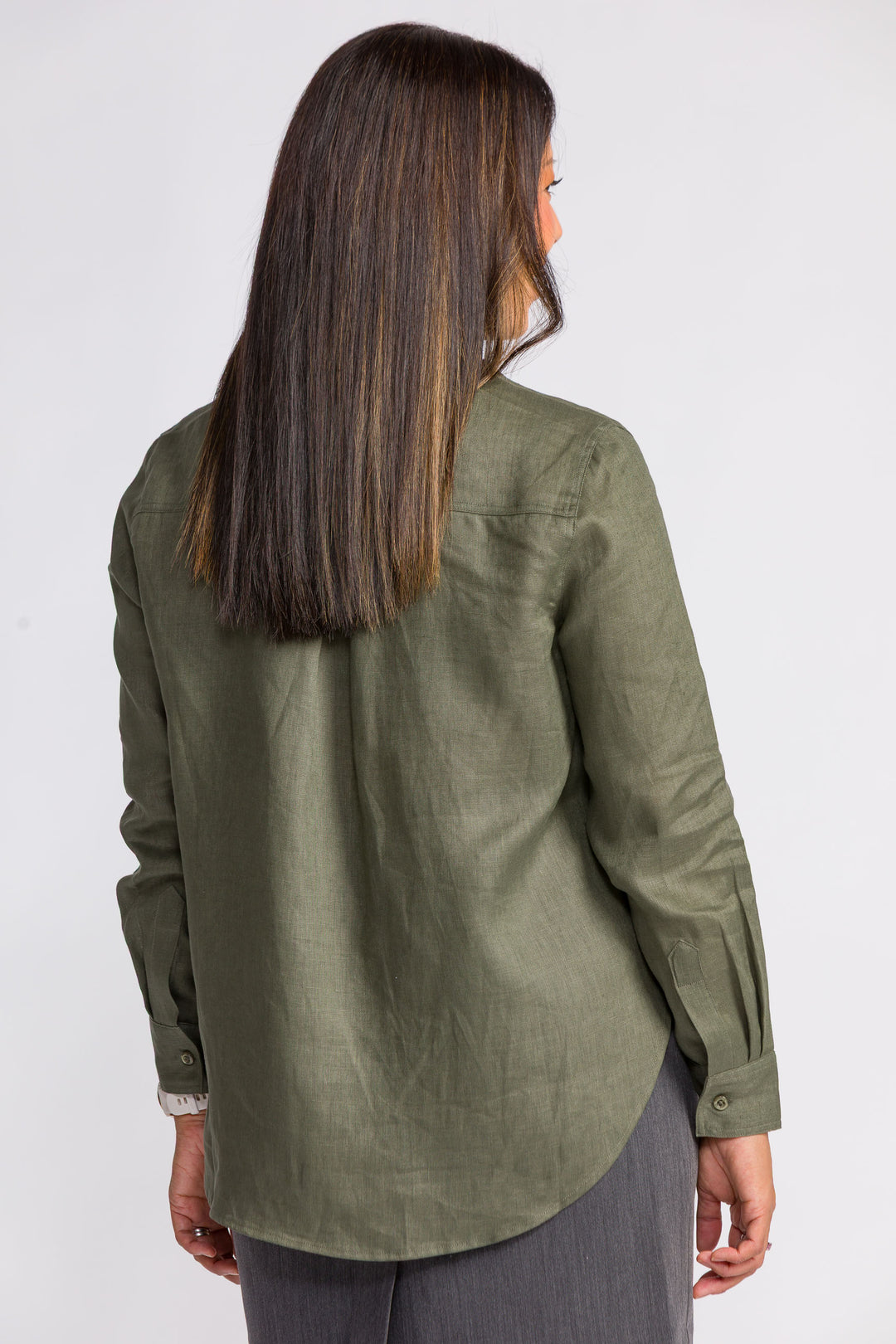 The Shandell | The Petite Linen Shirt