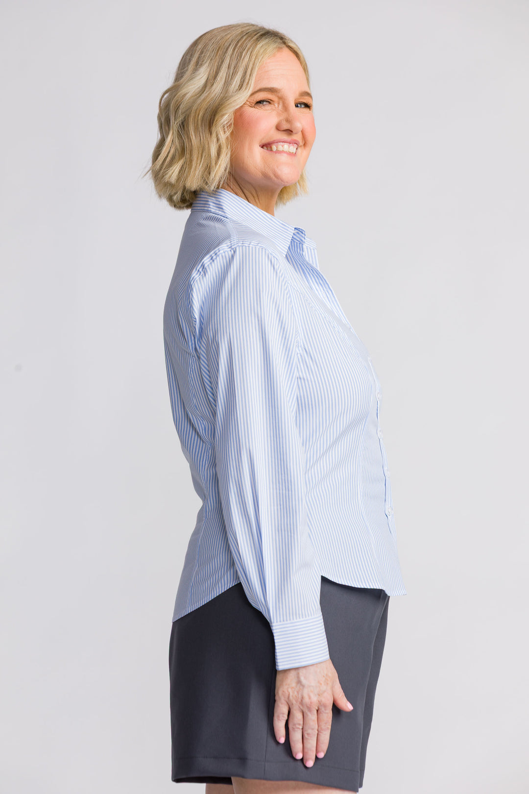 The Lulu | The Petite Pinstripe Shirt